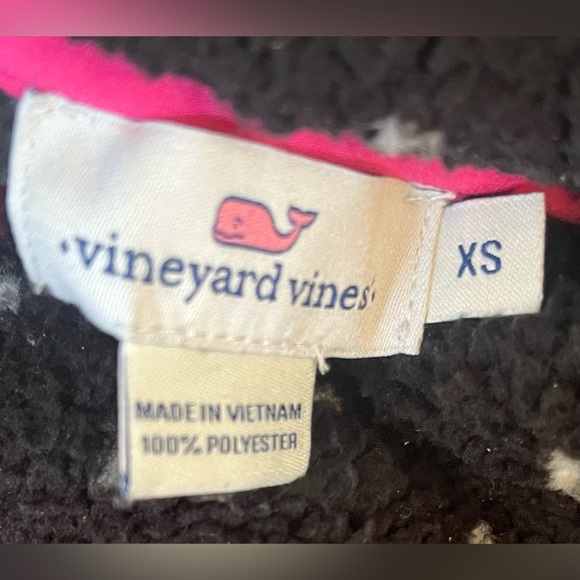 Vineyard vines 1/2 half zip fleece pullover women XS extra small - Picture 7 of 7